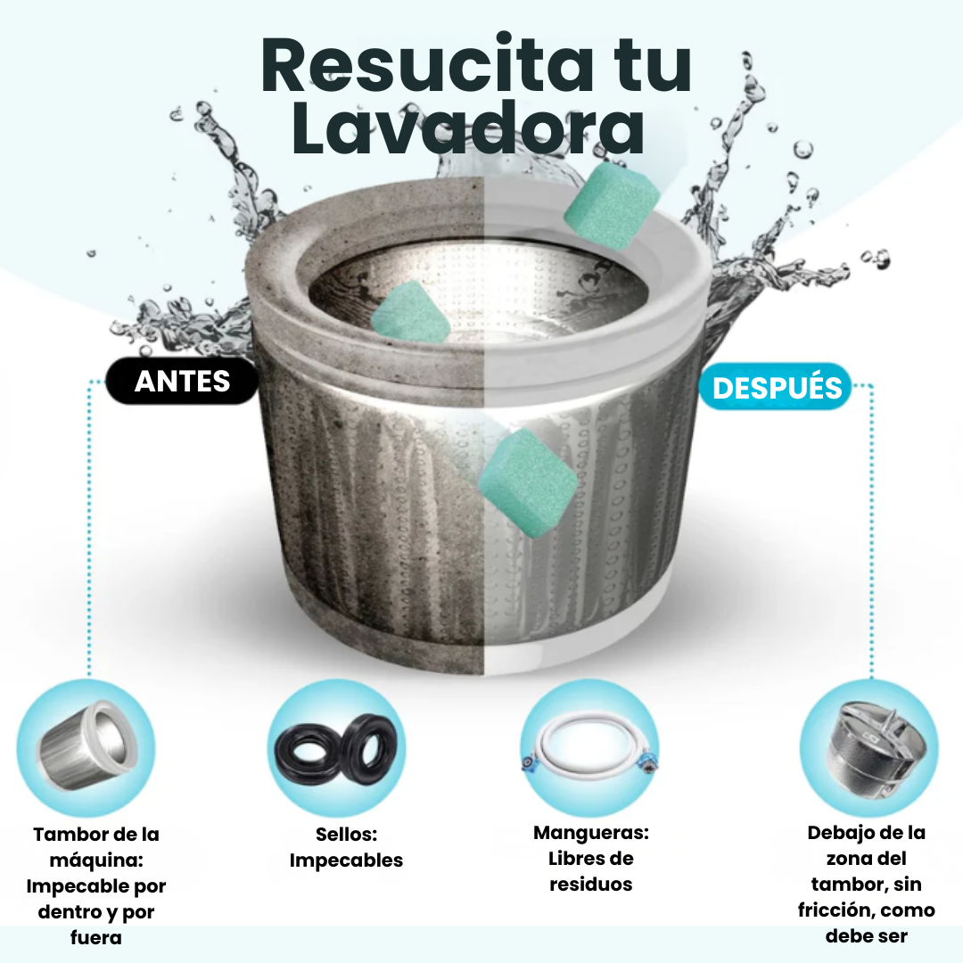 FurReset - Limpiador de lavadora para hogares con mascotas
