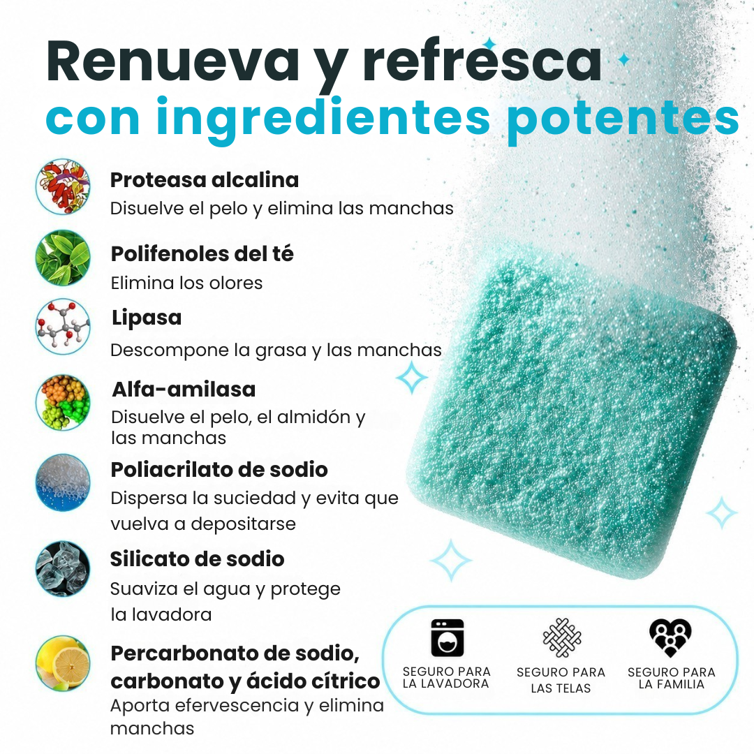 FurReset - Limpiador de lavadora para hogares con mascotas